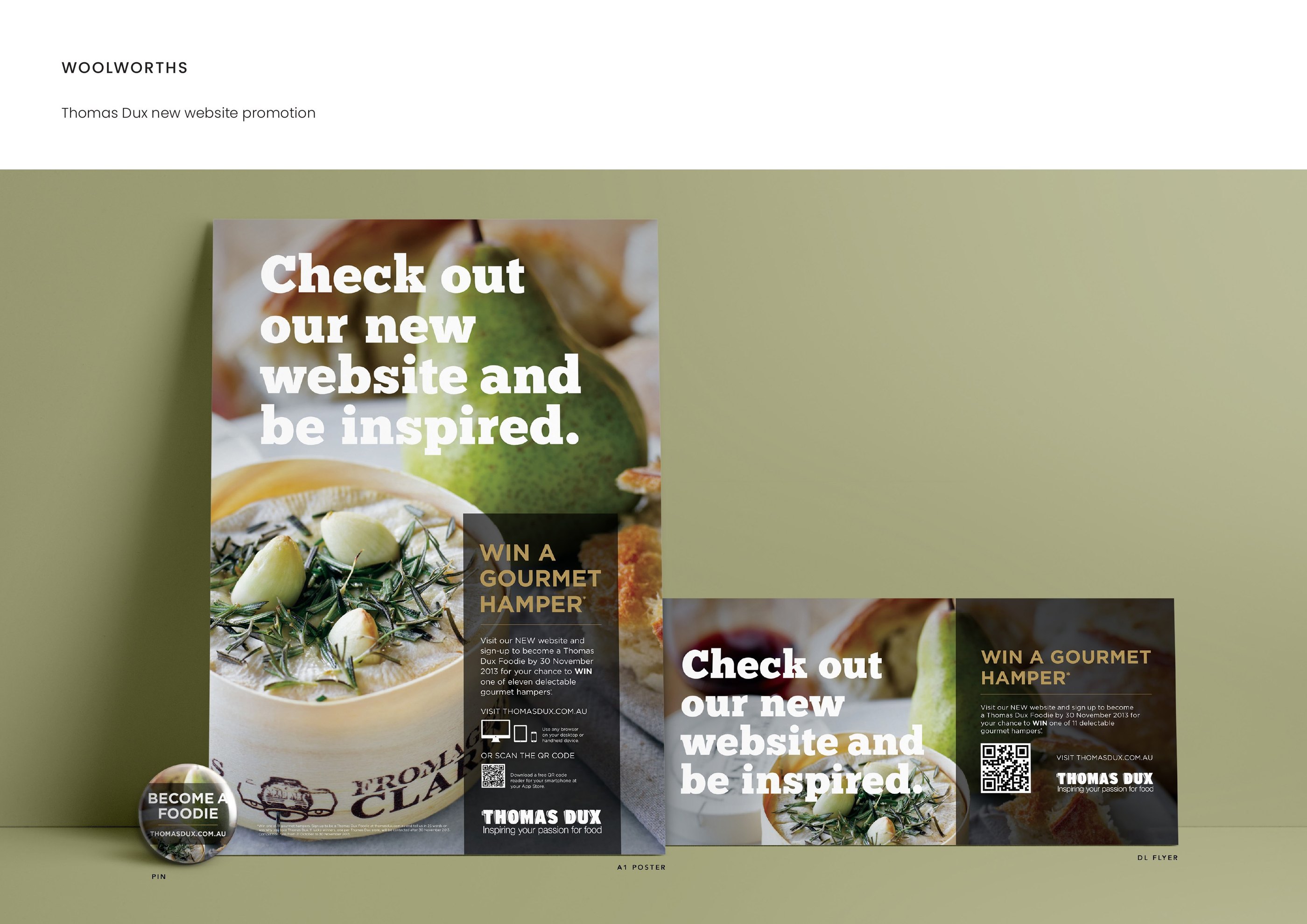 Woolworths — Thomas Dux new website promotion