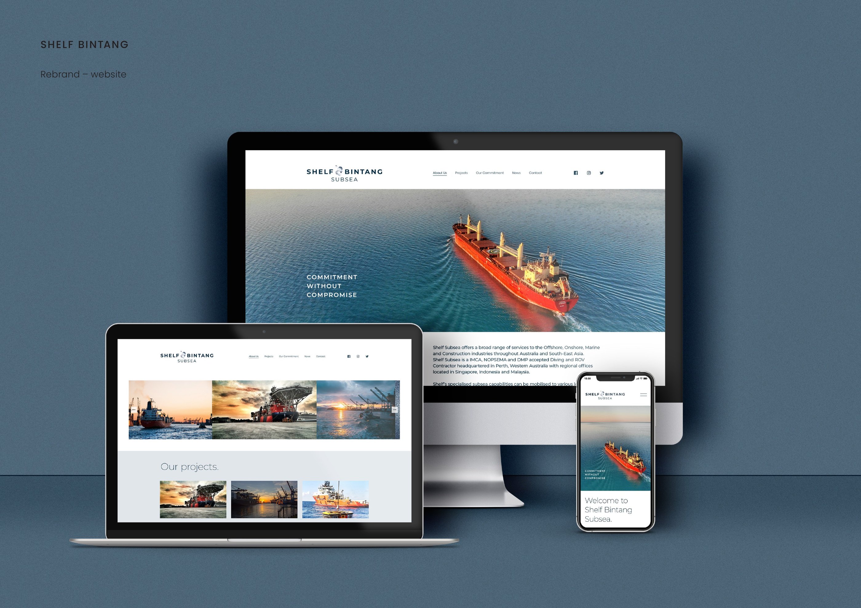 Shelf Bintang — Rebrand — website