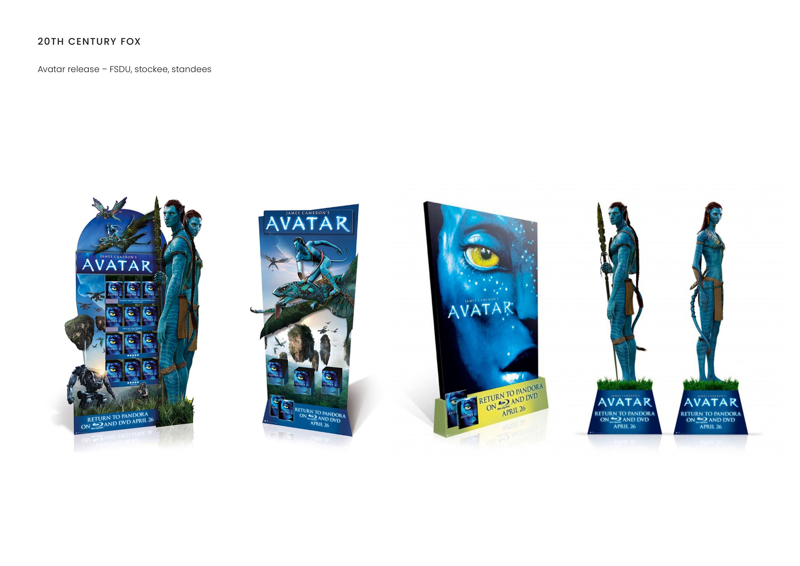 20th Century Fox — Avatar release — FSDU, stockee, standees