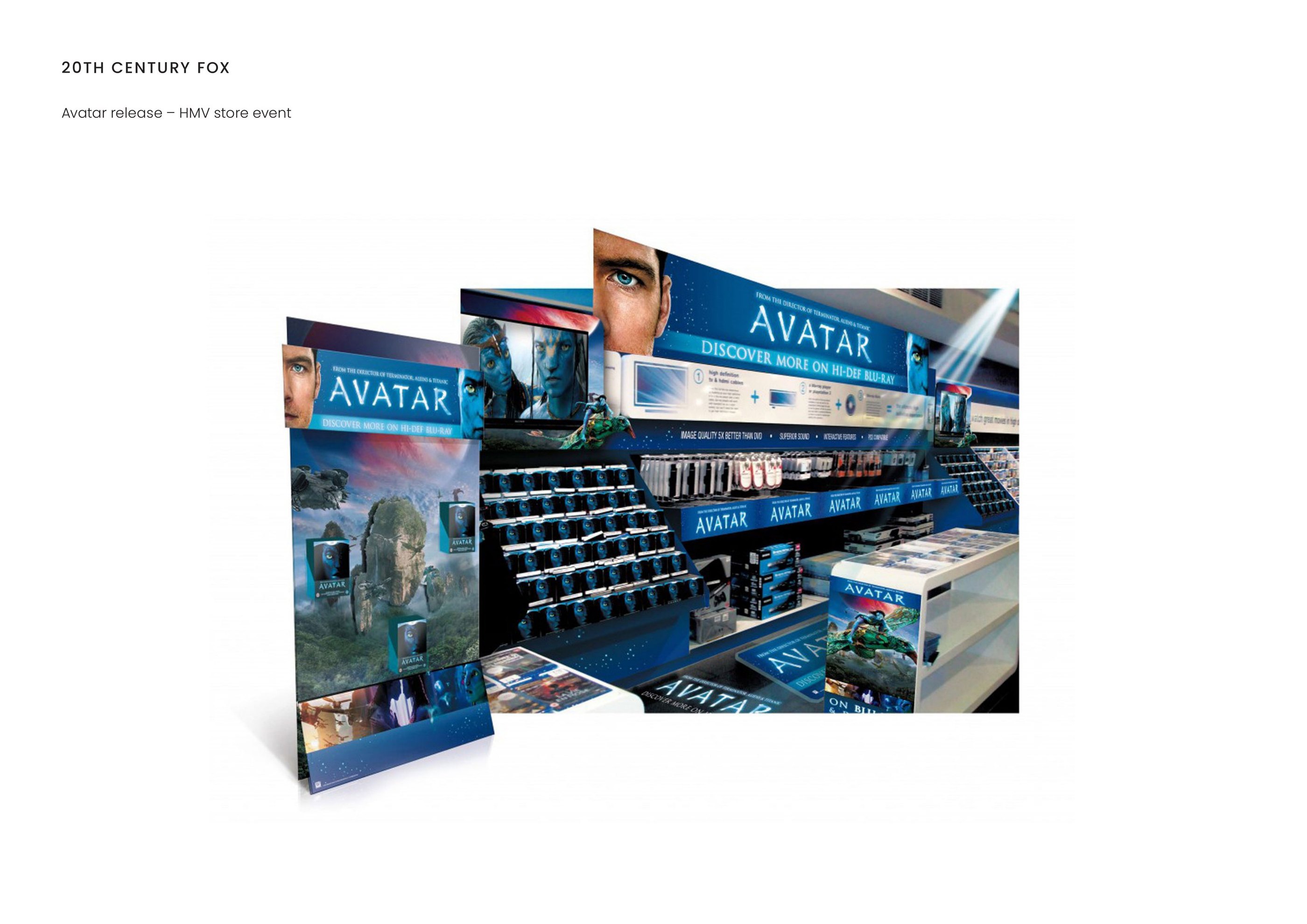 20th Century Fox — Avatar release — HMV store event