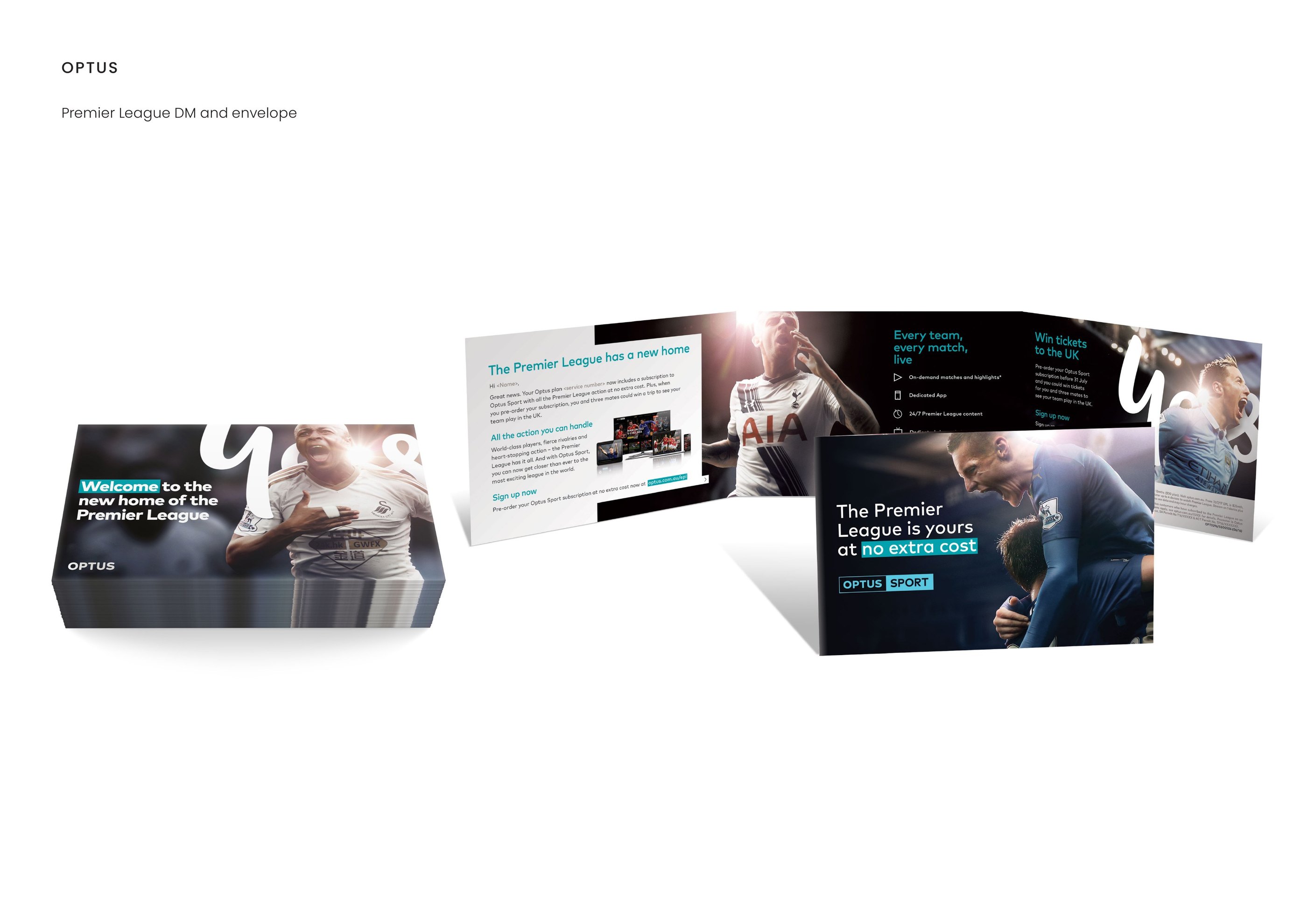 Optus — Premier League DM and envelope