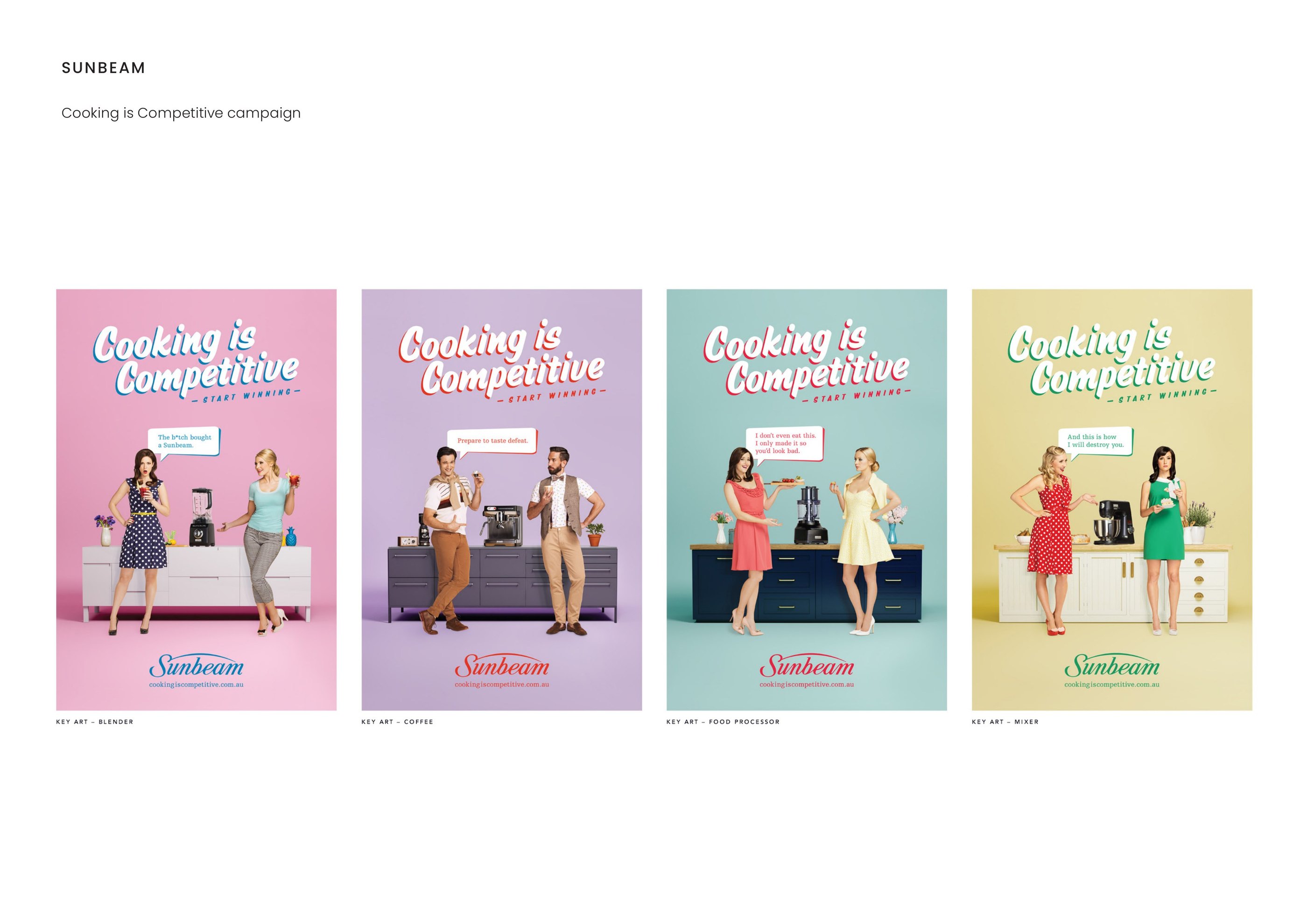 Sunbeam — Cooking is Competitive campaign