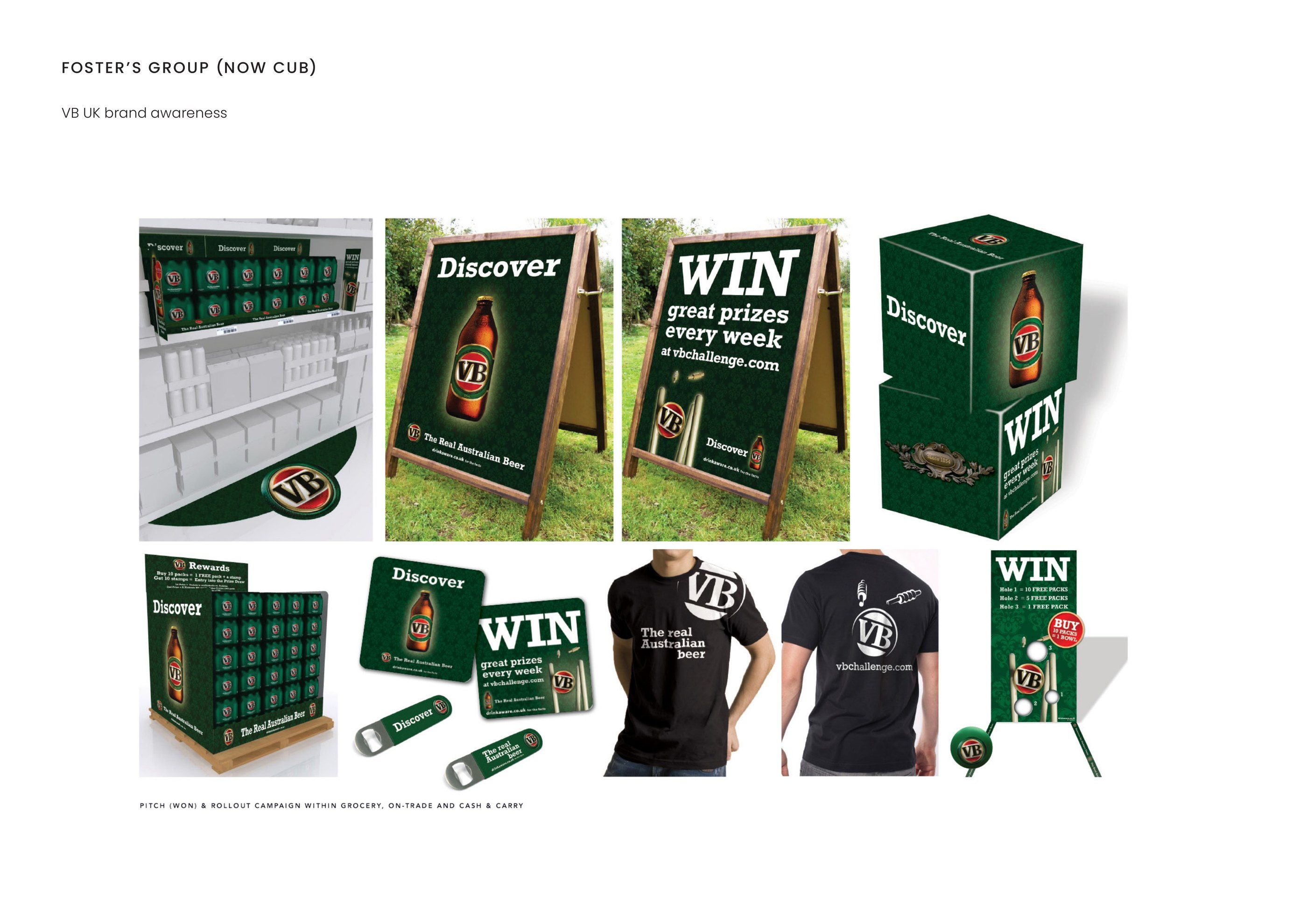 Foster's Group (now CUB) — VB UK brand awareness