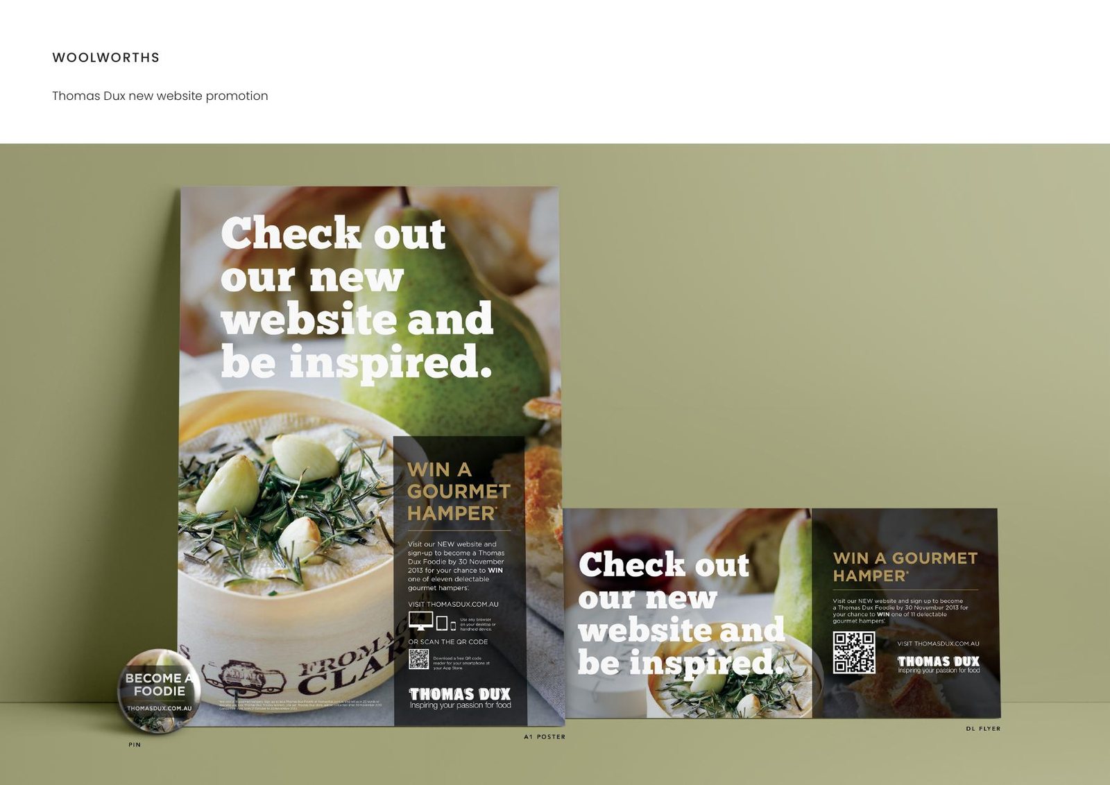 Woolworths — Thomas Dux new website promotion